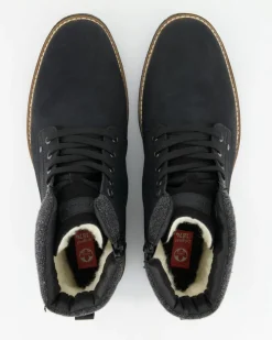 33640-01 Schnürstiefel in Schwarz