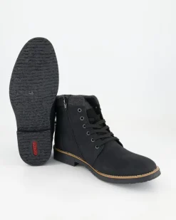 33640-01 Schnürstiefel in Schwarz