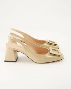 6551 Slingpumps in Beige