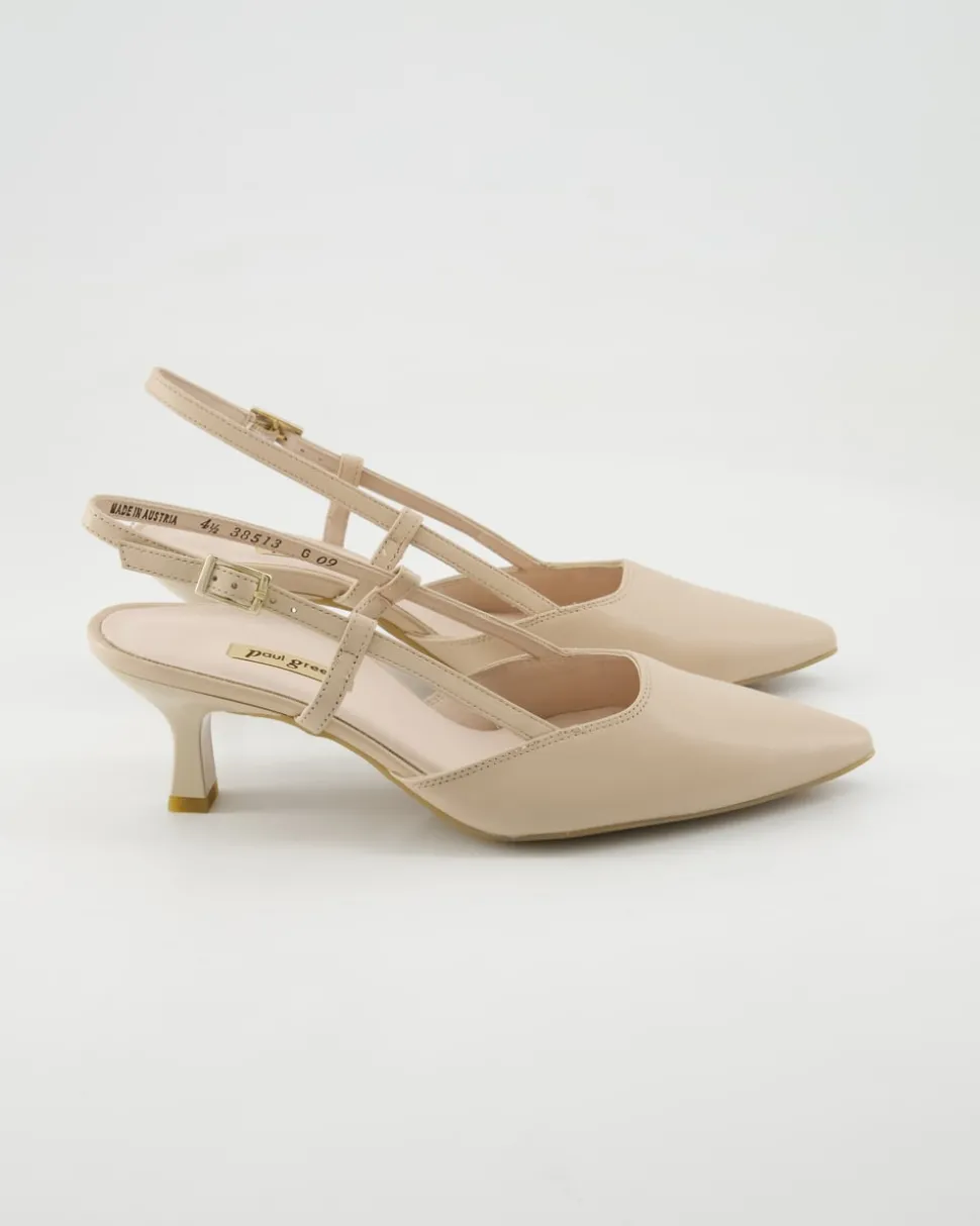 7992 Slingpumps in Beige