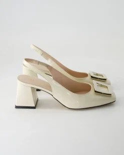 6551 Slingpumps in Beige