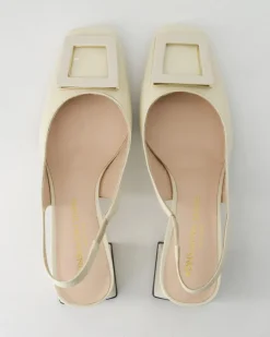 6551 Slingpumps in Beige
