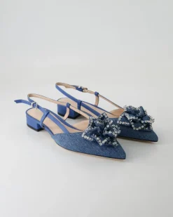 244 Slingpumps in Blau