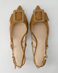 5580 Slingpumps in Braun