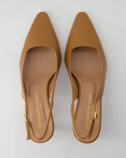 7023-330 Slingpumps in Braun