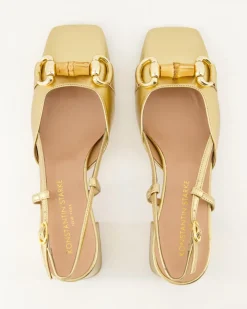 1512 Slingpumps in Gold