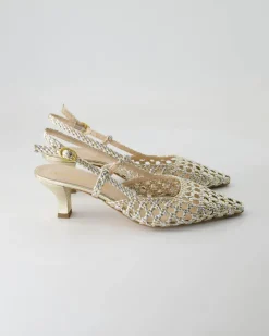 1641-775 Slingpumps in Gold