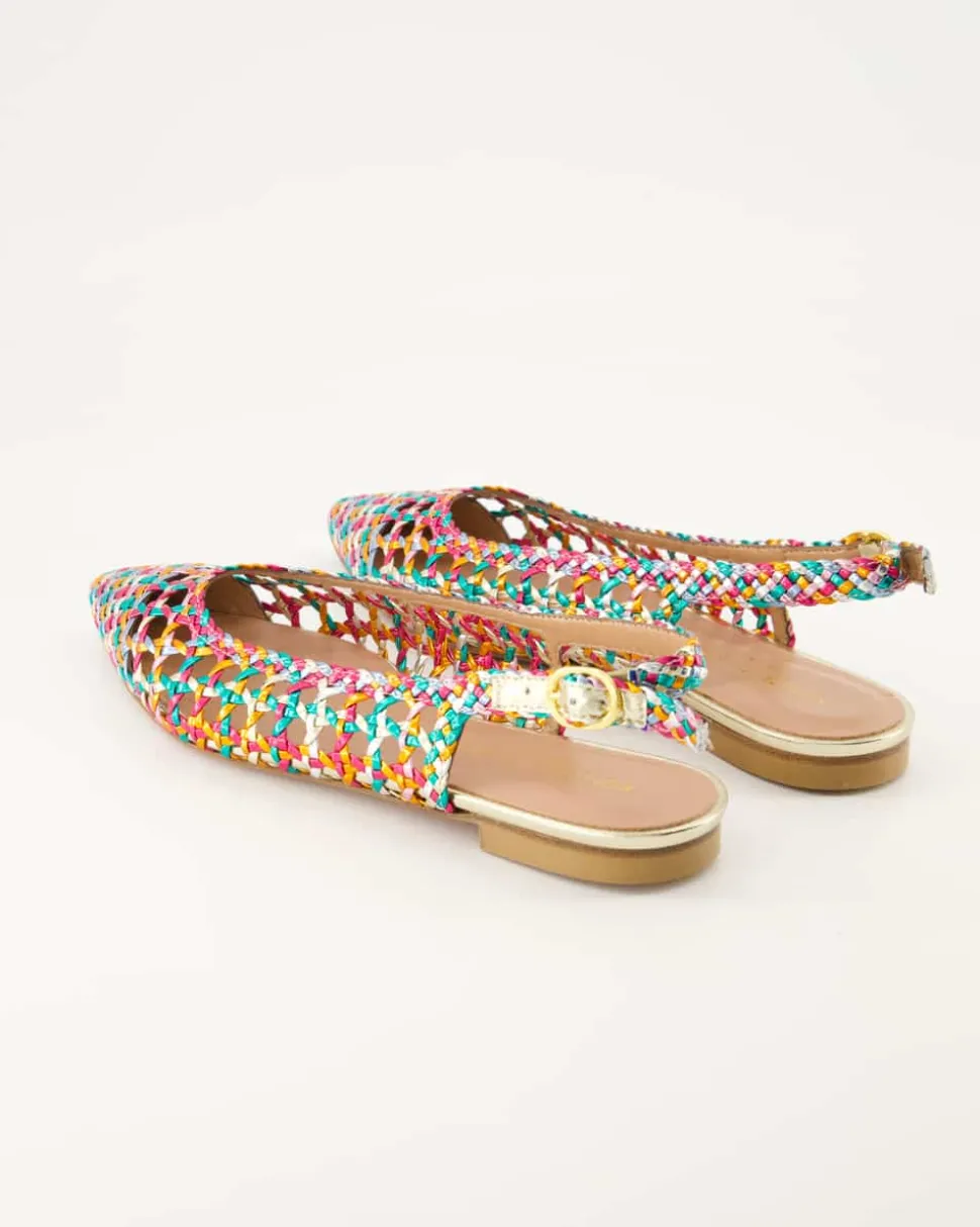 1969 Slingpumps in Mehrfarbig