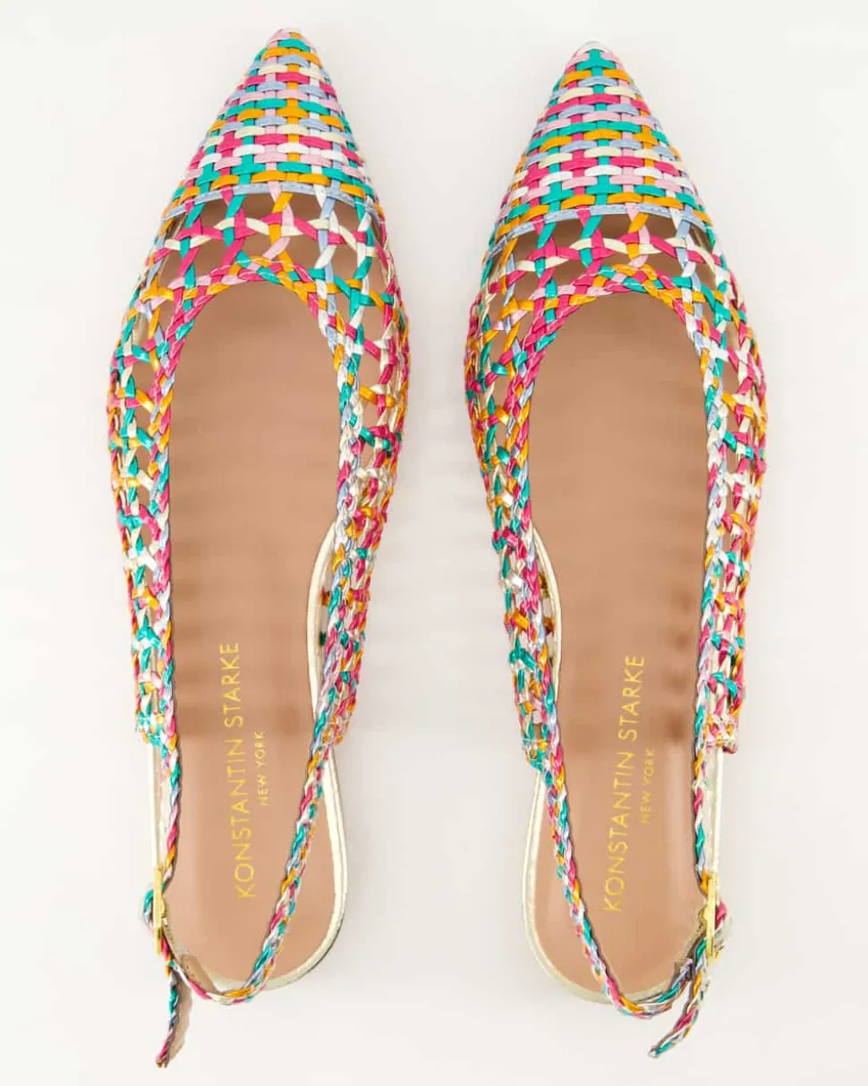 1969 Slingpumps in Mehrfarbig