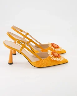 1980 Slingpumps in Orange