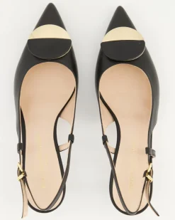 5553 Slingpumps in Schwarz
