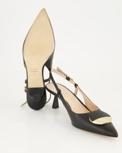 5553 Slingpumps in Schwarz