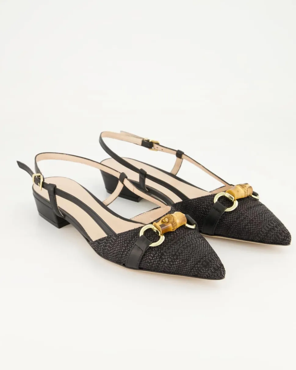 215 Slingpumps in Schwarz