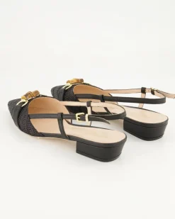 215 Slingpumps in Schwarz