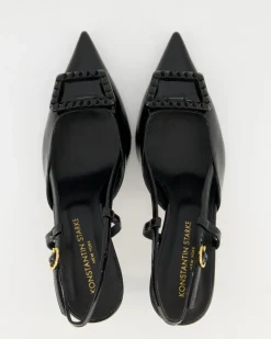 0633 Slingpumps in Schwarz
