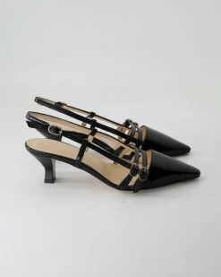 1633-102 Slingpumps in Schwarz