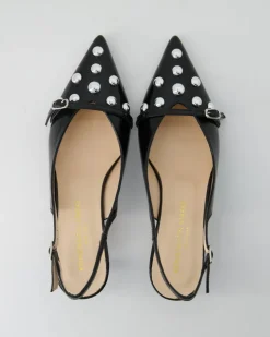 574-102 Slingpumps in Schwarz
