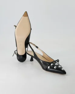 574-102 Slingpumps in Schwarz