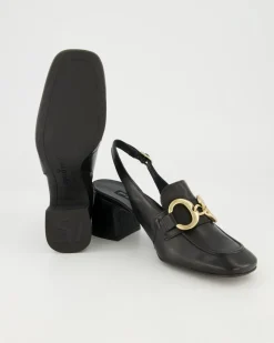 7998-003 Slingpumps in Schwarz