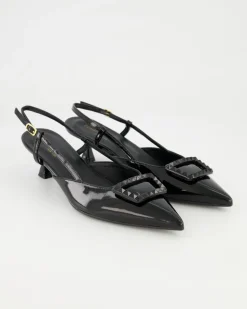 0535 Slingpumps in Schwarz
