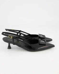 0535 Slingpumps in Schwarz