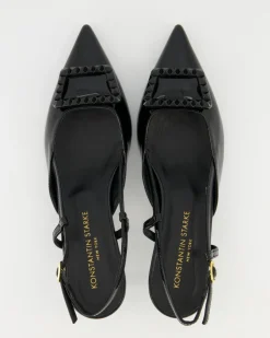 0535 Slingpumps in Schwarz
