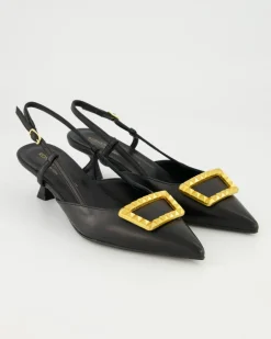 0536 Slingpumps in Schwarz