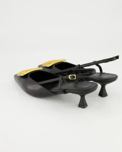 0536 Slingpumps in Schwarz