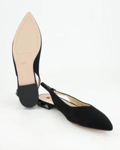 100112-0100 Slingpumps in Schwarz