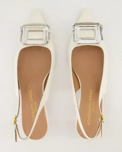 559 Slingpumps in Weiß