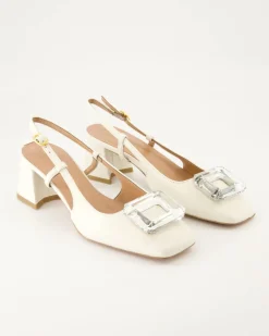 1520 Slingpumps in Weiß