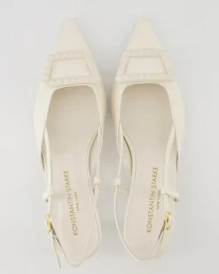 0535 Slingpumps in Weiß