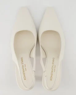 06023 Slingpumps in Weiß