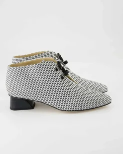 38166 Stiefeletten in Weiß