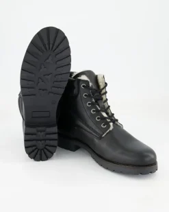 A7638-26 Schnürstiefel in Schwarz