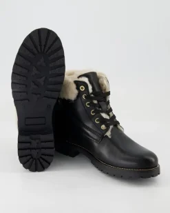 A5494-47 Schnürstiefel in Schwarz