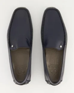 AB00010 Mokassins in Blau