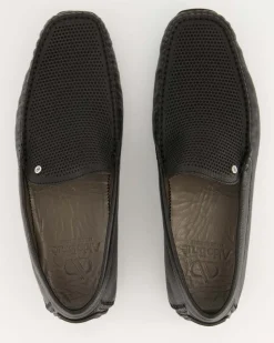 AB0104Q Mokassins in Schwarz