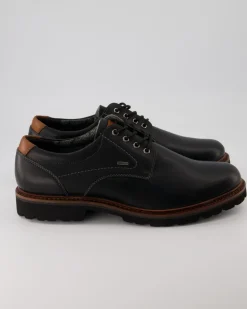 Adalrik-703-Tex-H Schnürschuhe in Schwarz