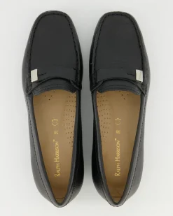 Albany Mokassins in Schwarz