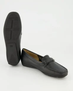 Albany Mokassins in Schwarz