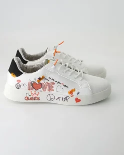 Alexa Love multicolor Sneaker in Weiß