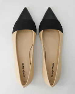 A8008-SF Ballerinas in Beige