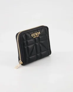 Assia SLG Small Zip Around Portemonnaie in Schwarz