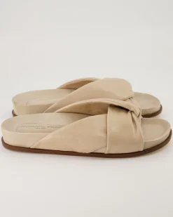 B412 Pantoletten in Beige