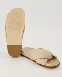 B412 Pantoletten in Beige