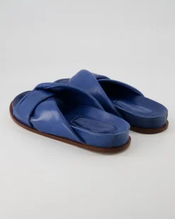 B412 Pantoletten in Blau