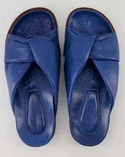 B412 Pantoletten in Blau