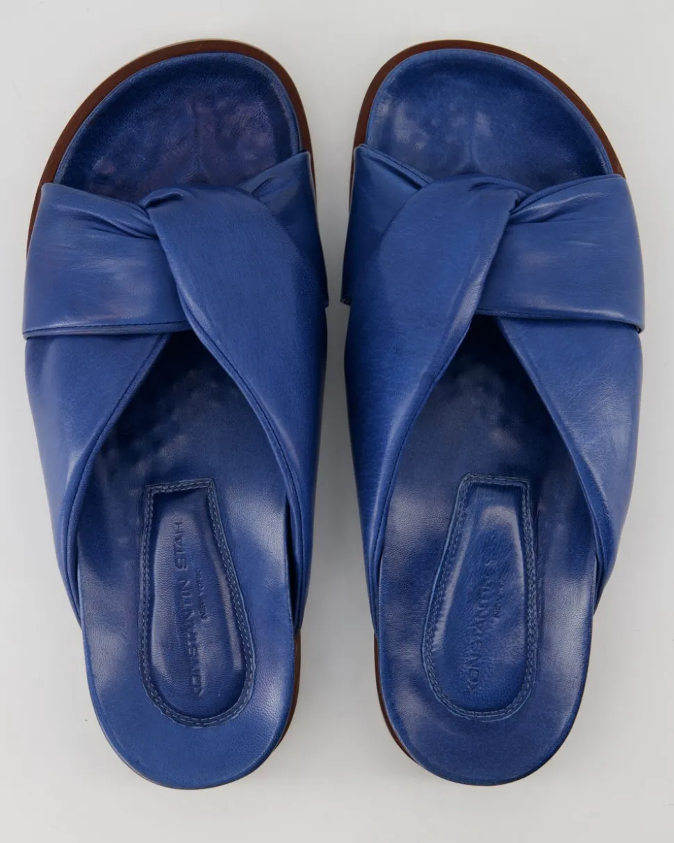 B412 Pantoletten in Blau