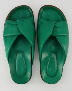 B412 Pantoletten in Grün